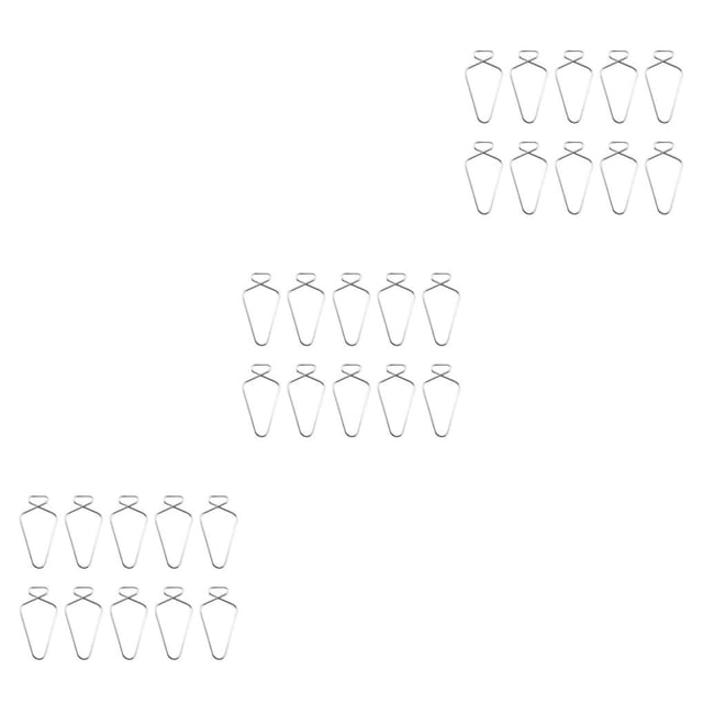Wosthever Ganchos para azulejos de techo de 10 piezas, Flexible, resorte automático sin deformación, letrero colgante para techo de aula de oficina Type1 NO1 Wosthever CBP456341