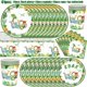 thumbnail image 4 of Decoraciones para fiesta de cumpleaños de dinosaurios, servilletas de papel, vasos, platos y artículos de safari en la jungla verde, globos con números de dinosaurios, baby shower para niños, 4 of 5