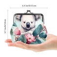 thumbnail image 2 of Stylish Small Wallet Coin Purse with 0.7 Microfiber Interior & Zinc Alloy Jaws - 4.3x4.7 in/11x12 cm Size, Compact & Secure Holder for Cash and Cards, 2 of 7