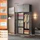 thumbnail image 1 of Nuevo armario Simple, conjunto de ropa, gabinetes plegables de plástico resistentes a prueba de polvo, vestidores, cubo de almacenamiento, armario Locke, muebles, 1 of 4