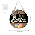 thumbnail image 4 of Xihbxyly Letrero de Madera de Pascua, Colgante Decorativo Luminoso, Decoración de Puerta Preiluminada, Diseño Encantador de Huevos y Conejitos, Perfecto para El Hogar y El Jardín, Regalo Ideal para A, 4 of 7