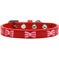 thumbnail image 6 of Dog, Puppy  Pet Widget Fashion Collar, "Pink Glitter Bow", 6 of 9