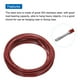 thumbnail image 5 of Cable de alambre de 33 pies (10 m) de acero inoxidable 304 de 3/16" (5 mm) recubierto de vinilo con 2 piezas de tornillo rojo, 5 of 7