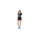 thumbnail image 2 of Aeropostale Womens LLD Printed Volleyball Athletic Workout Shorts, Azul, XS, 2 of 3