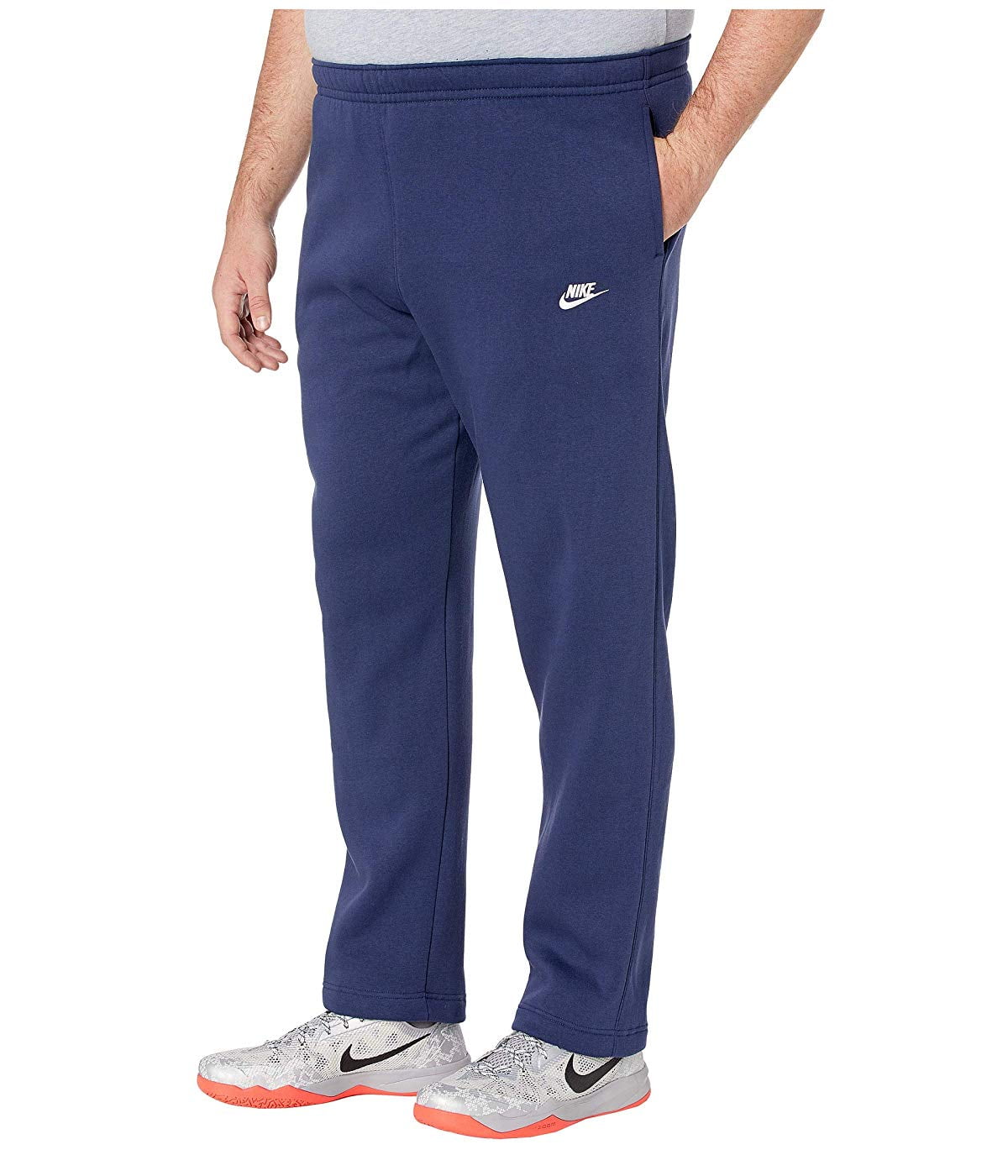nike tall club cuffed jogger in navy