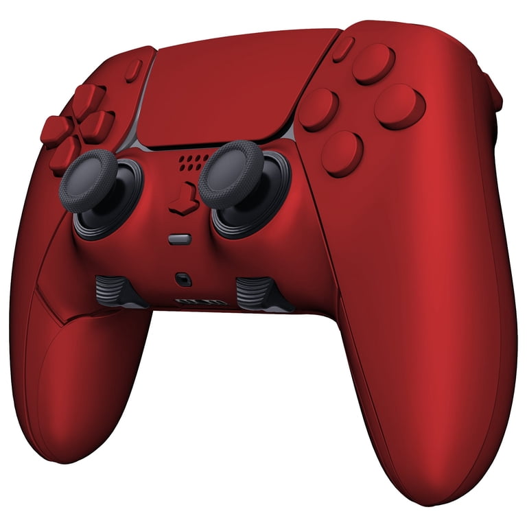 ModdedZone Edge Video Game Controller for PS5, Red - Walmart.com