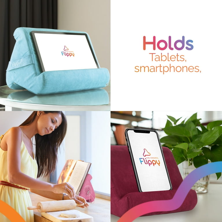 Flippy Tablet 4.0 Pillow Stand Holder for Lap Desk Bed Convenient Storage for Your Items Carry Strap Handle Compatible with iPads Tablets