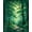 Green, Pattern 1, variant on Flatwoven High Traffic Area Rug, Enchanted Forest Trail Magical Woodland Scene, Non Slip, Stain Resistant, Washable Area Rugs for Living Room, Bedroom(Green, 4X6)
