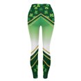 thumbnail image 4 of Hvot&aat Women's St. Patrick's Day Leggings Shamrock Stretchy Tights Yoga Pants Sports Fitness Peach Hip Stretch Pants, 4 of 7