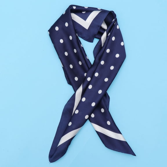 LABSERRON Scarf Blue Chiffon 1Pcs 27.6x27.6in