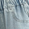 thumbnail image 5 of Spazoro Girls Jeans, Elastic Waist Fashion Wide Leg Baggy with Pockets Denim Pants Blue Size 5-15, 5 of 6