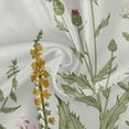 thumbnail image 2 of Coolnut 60" Wildflowers Round Tablecloth, Waterproof Spillproof Polyester Fabric Table Cover with Zipper Umbrella Hole for Outdoor Patio Garden Dining Party, 2 of 7
