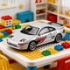thumbnail image 1 of Modelo de coche a escala 1:64, modelo de coche fundido a presión, decoración del hogar, colección artesanal Plata, 1 of 8