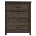 thumbnail image 2 of 5-Drawer Chest in Gray, 2 of 2