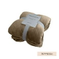 thumbnail image 4 of Xuniizn Soft Blankets, Throw Blanket for Couch, Flannel Sherpa Blanket Fleece Blanket for Adults, Cozy, Plush, Thicken, Reversible, Machine Washable, Brown, 4 of 8