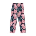 thumbnail image 5 of Xecao Rose Flowers Men's Straight Lounge Pajama Pants: The Ultimate in Comfortable Sleepwear, 5 of 9