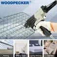 thumbnail image 7 of Woodpecker Pneumatic Hog Ring Stapler with 10000PCS/BOX 304SS Staplers 15GA 3/4'' Crown,4.8mm Closure Diameter for Fencing,Mattress ans Cages Air C Ring Plier Tool, 7 of 7