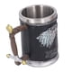 thumbnail image 1 of Taza de Revestimiento de Acero inoxidable, Resina de Gran Capacidad de Acero inoxidable Copa de Cerveza Decorativa Portátil para Barra, 1 of 7