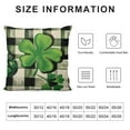 thumbnail image 5 of RUIYC Pillow Cover x Inch Buffalo Check Clover Truck Throw Pillow Case Home Decorative Pillow Case Farmhouse Cushion Cover for Home Office Sofa,, 5 of 5