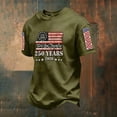 thumbnail image 2 of YANGXINX Mens Graphic T Shirt 2026 Patriotic 4th of July USA Flag Print Knit Short Sleeve Tees Casual Crew Neck Stylish Loose Fit Tops, 2 of 3