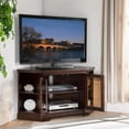 thumbnail image 4 of Bowery Hill 46" Corner TV Stand in Chocolate Cherry, 4 of 4