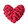 thumbnail image 2 of LSLJS Heart Pillow & Valentines Day Gifts - Pillows & Cute Knot - Pillows for Girl Living Home Bed Dining Sofa Decorative 10.6", 2 of 6