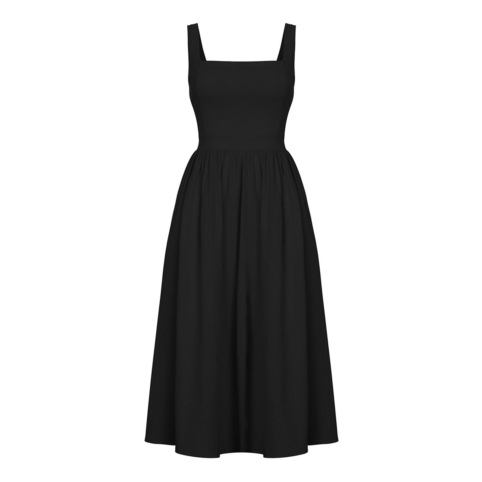 Sleeveless Black Dress Or Tank Dress