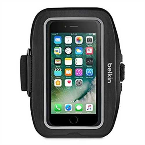 belkin sport-fit plus armband for iphone 7 plus (blacktop)