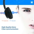 thumbnail image 4 of IPD IPH-165  Binaural Phone Headset with U10 cable and Noise cancelling Microphone for Office and Call center -Compatible with Cisco 7800/7900/8800/6945, Interquartz and Altigen landline phones, 4 of 8