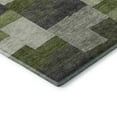 thumbnail image 4 of Addison Rugs Mayfield Washable Transitional Geometric Olive Rectangle Rug, 9' x 12', 4 of 6