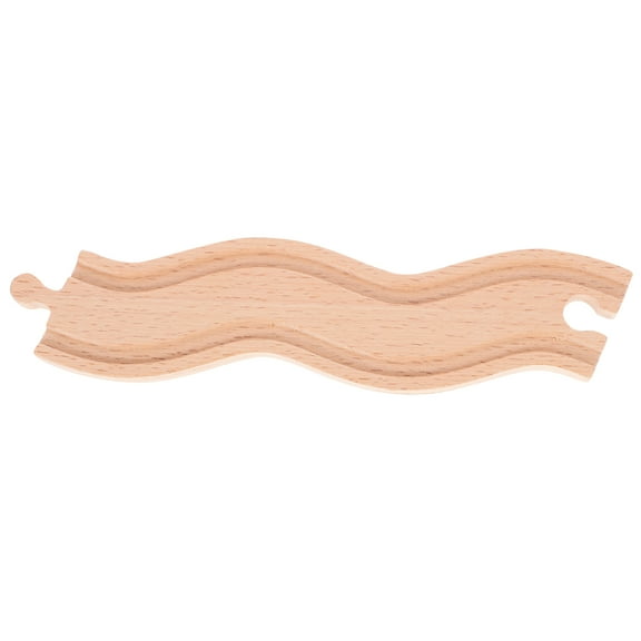 PAMINGONO 1Set Diy Train Tracks Wooden Model For Young Children With Educational Benefits Playtime