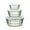 Green, variant on kladzum Straw Fresh-keeping Bowl with Lid Household Microwaveable Round Bento Box Lunch, Food Container Storage Box