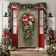 thumbnail image 6 of Kdkad Christmas Door Cover 35x71 Inch Polyester Holiday Door Xmas Decoration for Indoor Outdoor, Christmas Party Festival Home Front Door Cover Decor, 6 of 7