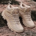 thumbnail image 1 of Tenis Botines Botas Altas de Senderismo Unisex Antideslizantes para Hombre Mujer (42) Color Arena Likrtyny Tenis De Mujer Tenis De Hombre, 1 of 9