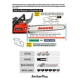 thumbnail image 2 of Premium 16" Smallzonex Chainsaw Chain 3/8LP .043-56DL for Milwaukee M18 FUEL  Atlas 40v, 2 of 3