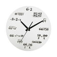 thumbnail image 3 of Reloj de pared con espejo que no hace tictac, fácil instalación, decoración de pared, espejo acrílico redondo para baño, sala de estar, cocina y hogar Blanco 6.2 Macarena reloj de pared, 3 of 8