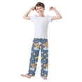 thumbnail image 3 of Moon Stars and Bears Pajama Pants Soft Lightweight Lounge Pants Bottoms Sleep Pants Warm Comfy, 3 of 9