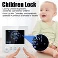 thumbnail image 3 of Programmable Smart Wall-Mounted Thermostat with NTC Sensor, LCD Display, Touch Buttons, Electric Floor Heating Digital Thermostat for Home Room Temperature Controller, 3 of 8