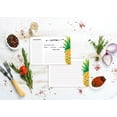 thumbnail image 4 of Inkdotpot 4x6 Inch Recipe Cards (Set of 50) , Thick Double Sided Premium Card Stock- Modern Style White Recipe Notecards for Weddings- Bridal- Baby Shower - Pineapple Theme, 4 of 6