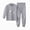 G167-Grey, variant on masbird Toddler Girls Boys Dailywear Outfits Set 2-piece Pajamas Sleepwear Pjs for Baby Spring Fall Winter Kids Loungewear Set for 6-24 Months 2t 3t 4t 5t 6t 7t 8t 9t(Grey,4-5 Y)