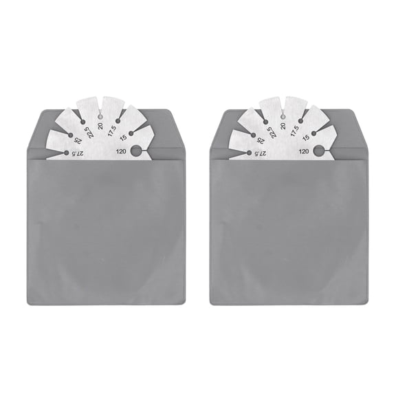 M Buder Stainless Steel Bevel Gauge Multi-Angle Measuring Square and Compact Axe Blade Edge Inspection Tool Set for Woodworking Carpentry and Knife Edges Precision Measuring (2.76 inches / 7.0 cm)