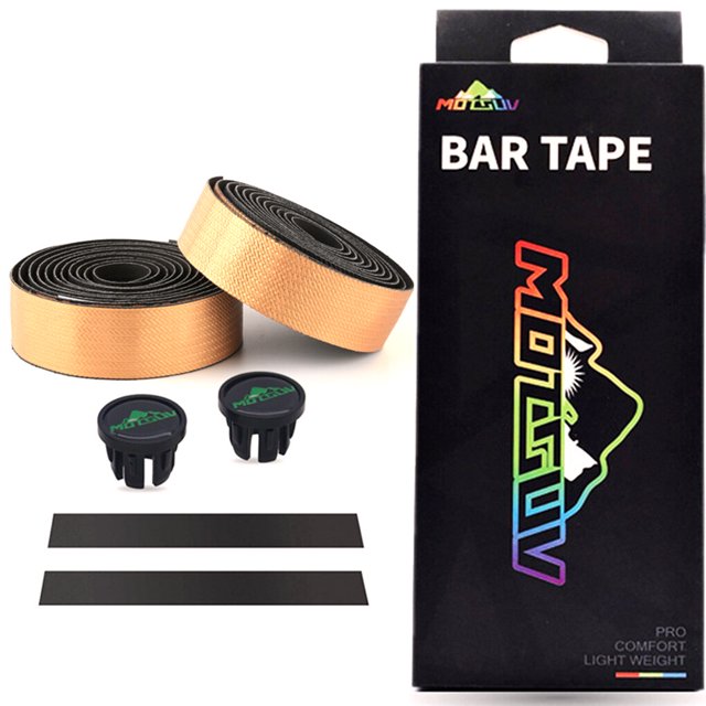Eigraketly 2 unids/caja de envoltura para manillar de bicicleta, absorción de impacto, cinta para manillar de bicicleta, cinta autoadhesiva Type2 NO2