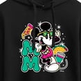 thumbnail image 3 of Disney - Mickey Mouse Sunglasses - Juniors Cropped Pullover Hoodie, 3 of 5