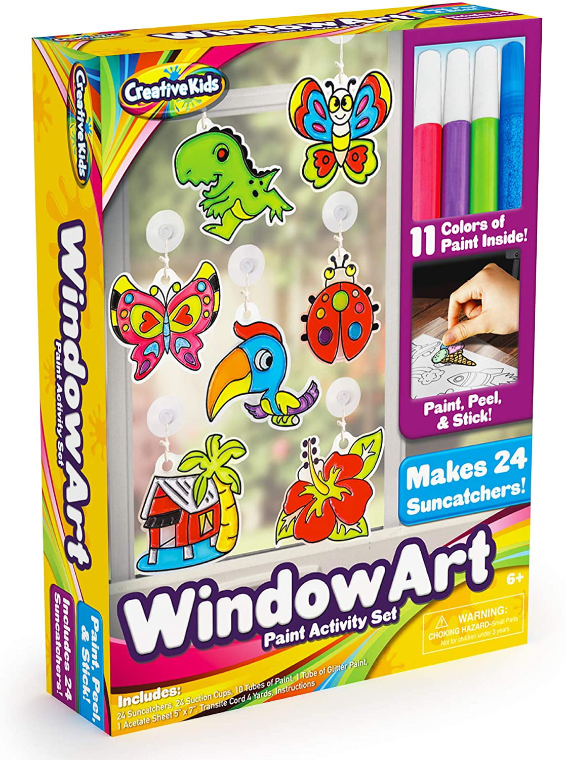 Zoo Suncatcher Kit Craft Kits for Kids Gift for Girls or Gift for Toddler  Boy Animal Lover Gift DIY Art Kit for Children 