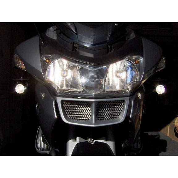 For BMW R1200RT 6000K LED Auxiliary Lamp Light Kit