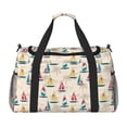 thumbnail image 1 of Easygdp Reto Marine Nautical Bolsa de Gimnasio, Bolsa de Viaje Duffel, Bolsa de Fin de Semana con Compartimentos, Bolsa de Mano para Noche, 1 of 7