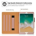 thumbnail image 5 of iPad 9th Generation Case,iPad 8th/7th Genration Case, iPad 10.2 Case 2021/2020/2019 with Pencil Holder - Multi-Angle Stand, Hand Strap, Auto Sleep/Wake, Rose Golden, 5 of 8