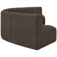 thumbnail image 5 of Meridian Furniture Arc Brown Boucle Fabric Modular Sectional, 5 of 9