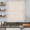 thumbnail image 4 of Colorful Polka Dot Sheer Curtains 72 Inches Long, Vintage Minimalist Geometric Beige Light Filering Curtains, Breathable Simi Curtain Privacy Drapes for Living Room Bedroom Window Treatment, 4 of 9