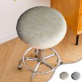 thumbnail image 1 of Uscallm 2Pcs Round Bar Stool Covers Waterproof Leather Seat Covers Elastic Bands for Kitchen Dining Bar Stools Round Chair Covers Durable Faux Leather, 1 of 9